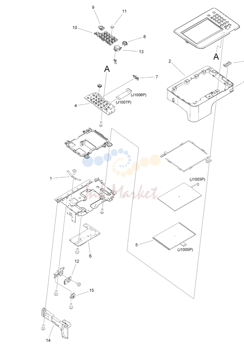10. Figure 130A CONTROL PANEL ASSEMBLY