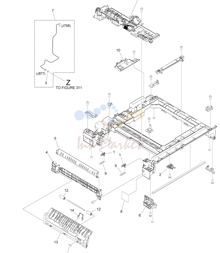 13. Figure 310A CASSETTE FEEDER ASSEMBLY