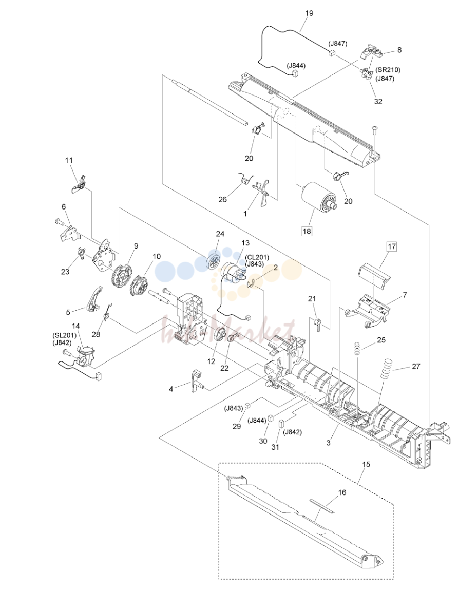15. Figure 312 MULTI FEED ASSEMBLY