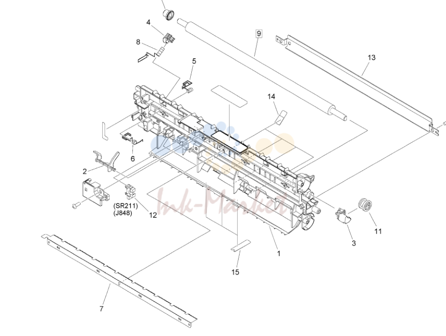 17. Figure 330 TRANSFER MOUNT ASSEMBLY