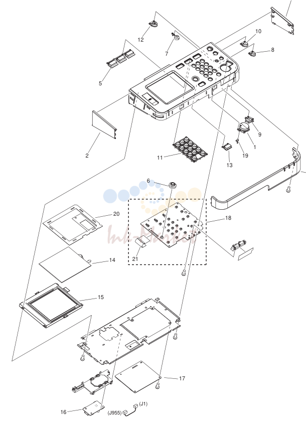 15. FM3-9354-000 1 CONTROL PANEL ASSEMBLY UL,AU