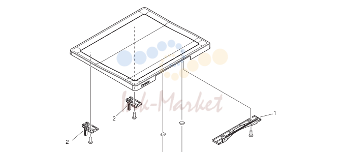 17. NPN RF COPYBOARD COVER ASSEMBLY COPY BOARD MODEL