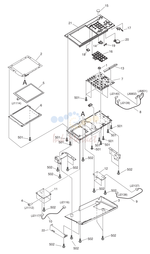 11. FM4-4375-000 1 CONTROL PANEL ASSEMBLY EUR,CN,TW