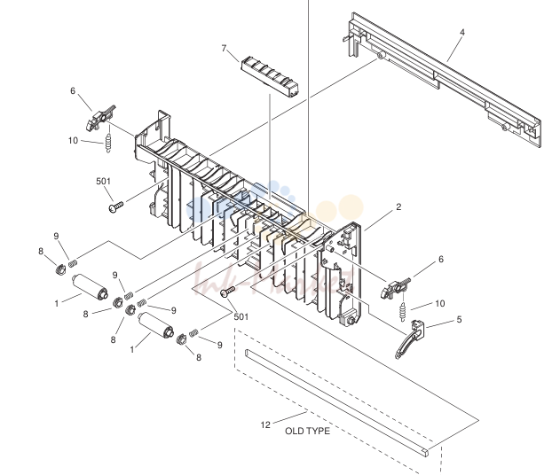 14. FM2-0131-030 1 RIGHT LOWER DOOR ASSEMBLY