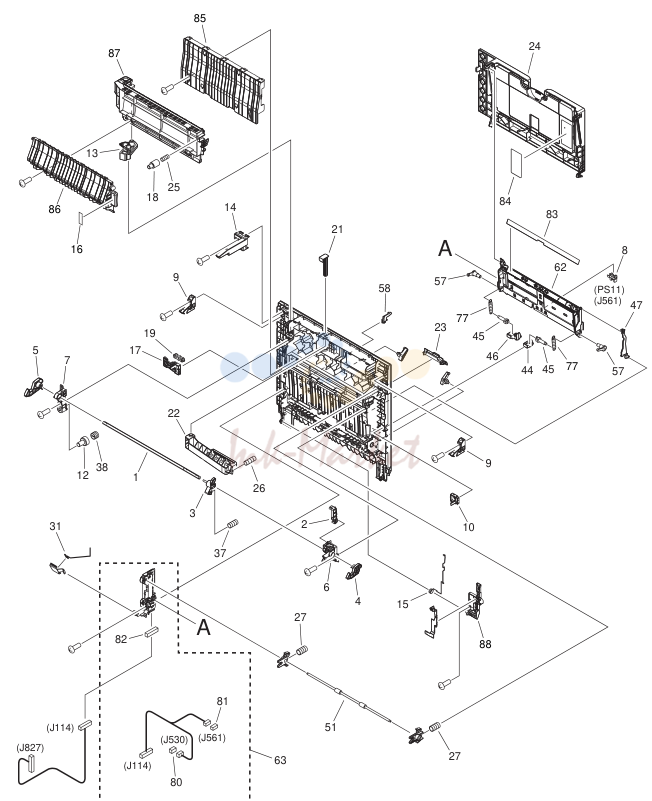 4. FM3-8036-000 1 RIGHT DOOR ASSEMBLY
