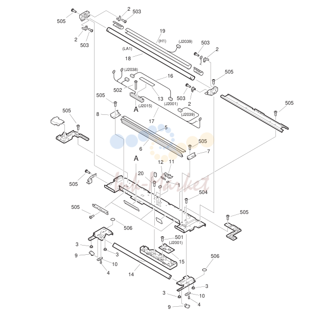 8. FG5-9838-000 1 MIRROR ASSEMBLY 1