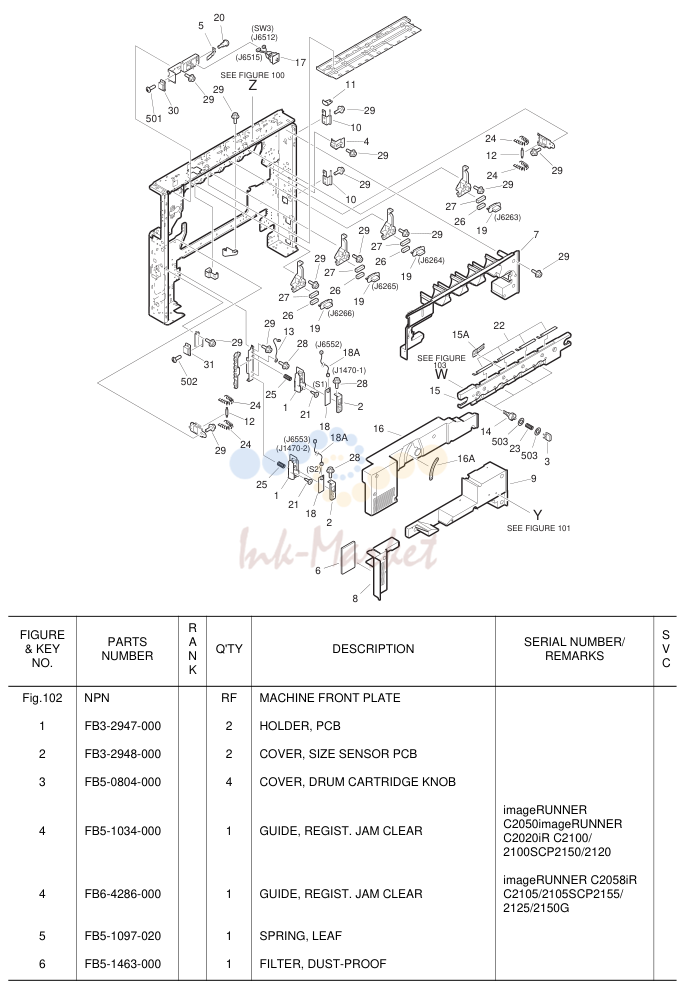 18. NPN RF MACHINE FRONT PLATE