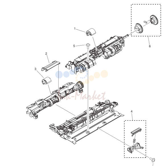 15. FM3-1370-000 1 1 PAPER PICK-UP ASSEMBLY