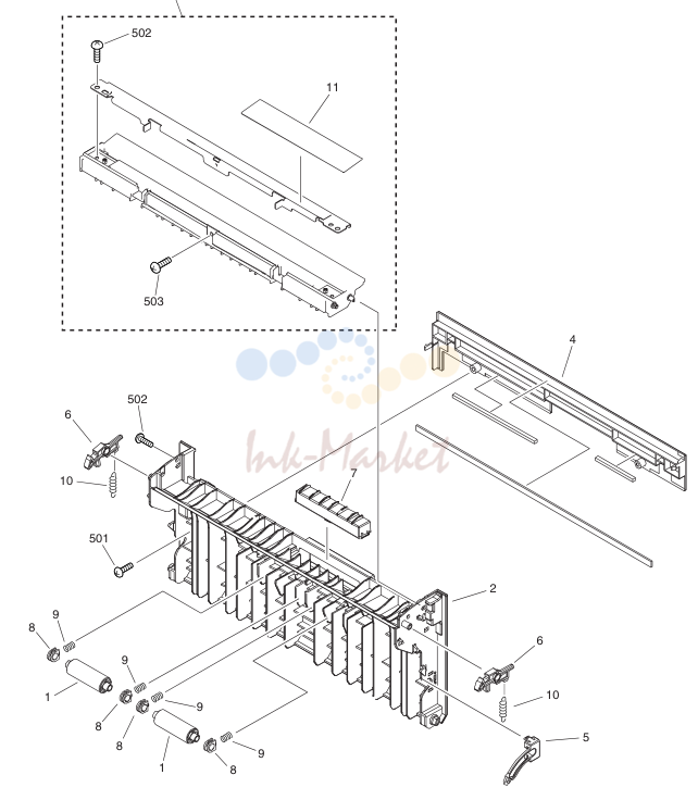 14. FM3-4140-000 1 RIGHT LOWER DOOR ASSEMBLY