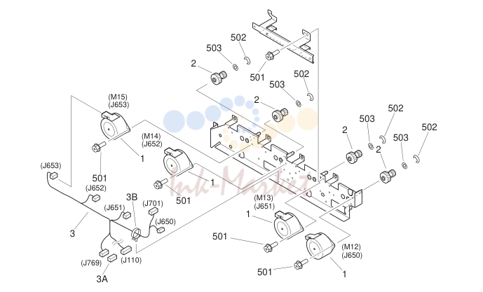 20. FG6-8966-030 1 DEVELOPING DRIVE ASSEMBLY