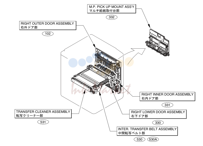 2. NPN RF ASSEMBLY LOCATION DIAGRAM