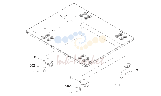 13. NPN RF MACHINE BOTTOM PLATE