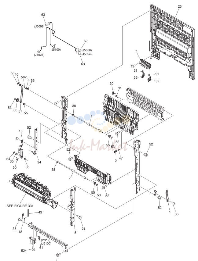 5. FM3-6006-000 1 RIGHT OUTER DOOR ASSEMBLY SEE NOTE