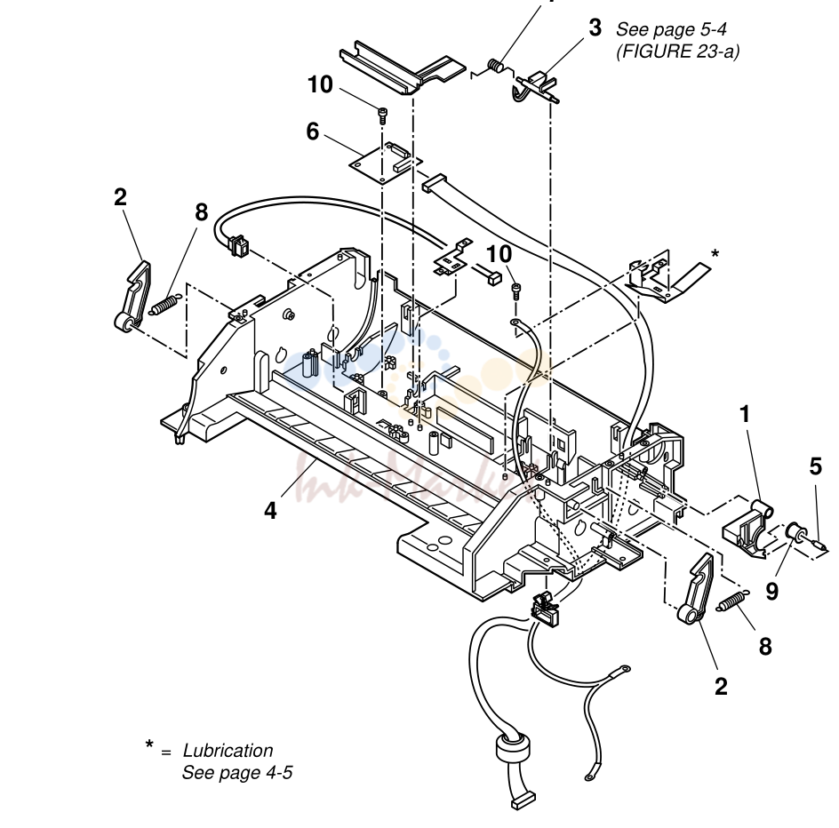 FIGURE 23 LOWER READER FRAME ASS’Y 2