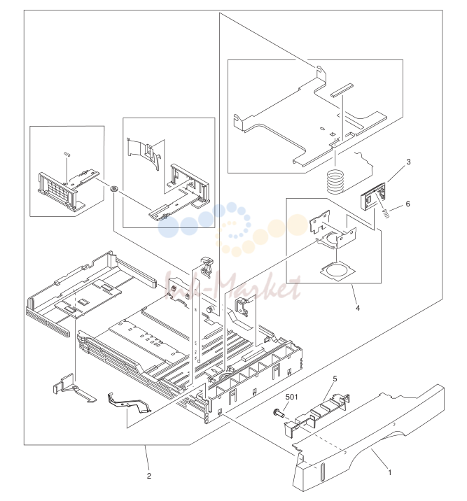 14. RG5-7826-000 1 CASSETTE LBP5200 100V