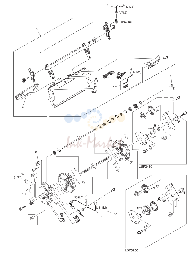 17. RG5-7587-000 1 ROTARY ASS'Y