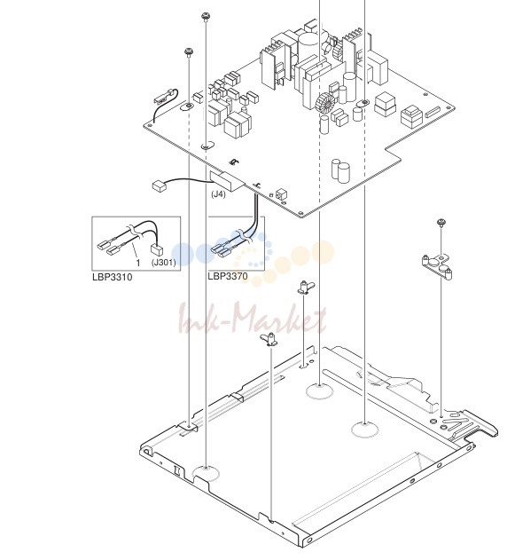 9. FM3-4283-000 1 ENGINE CONTROLLER ASS'Y LBP3310