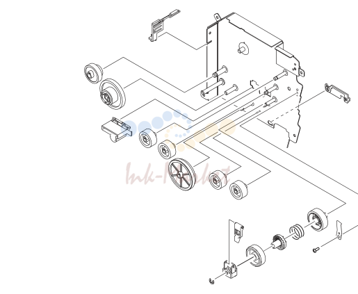 10. RM1-1512-000 1 PRINTER DRIVE ASS'Y