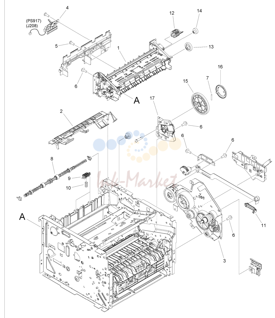 5. Figure 101D INTERNAL COMPONENTS 1