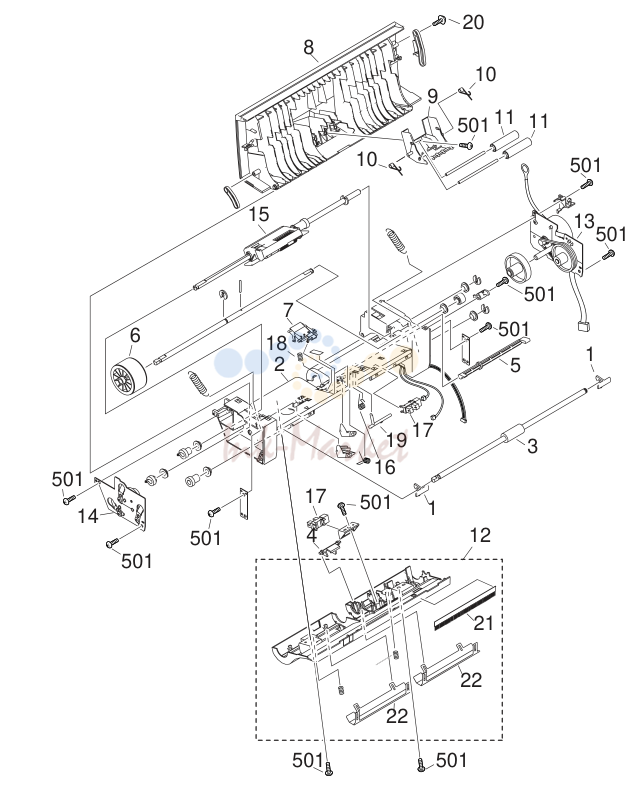 11. NPN RF DOCUMENT FEED ASS'Y