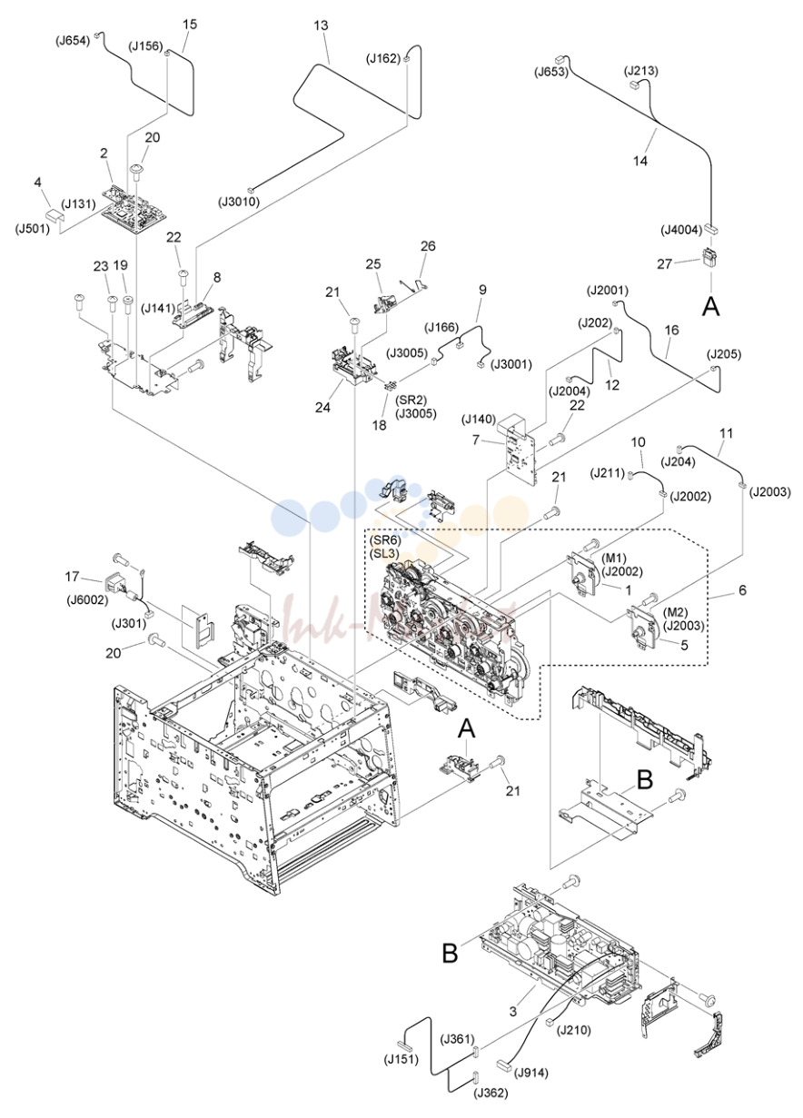 9. Figure 104C INTERNAL COMPONENTS 4(230V)