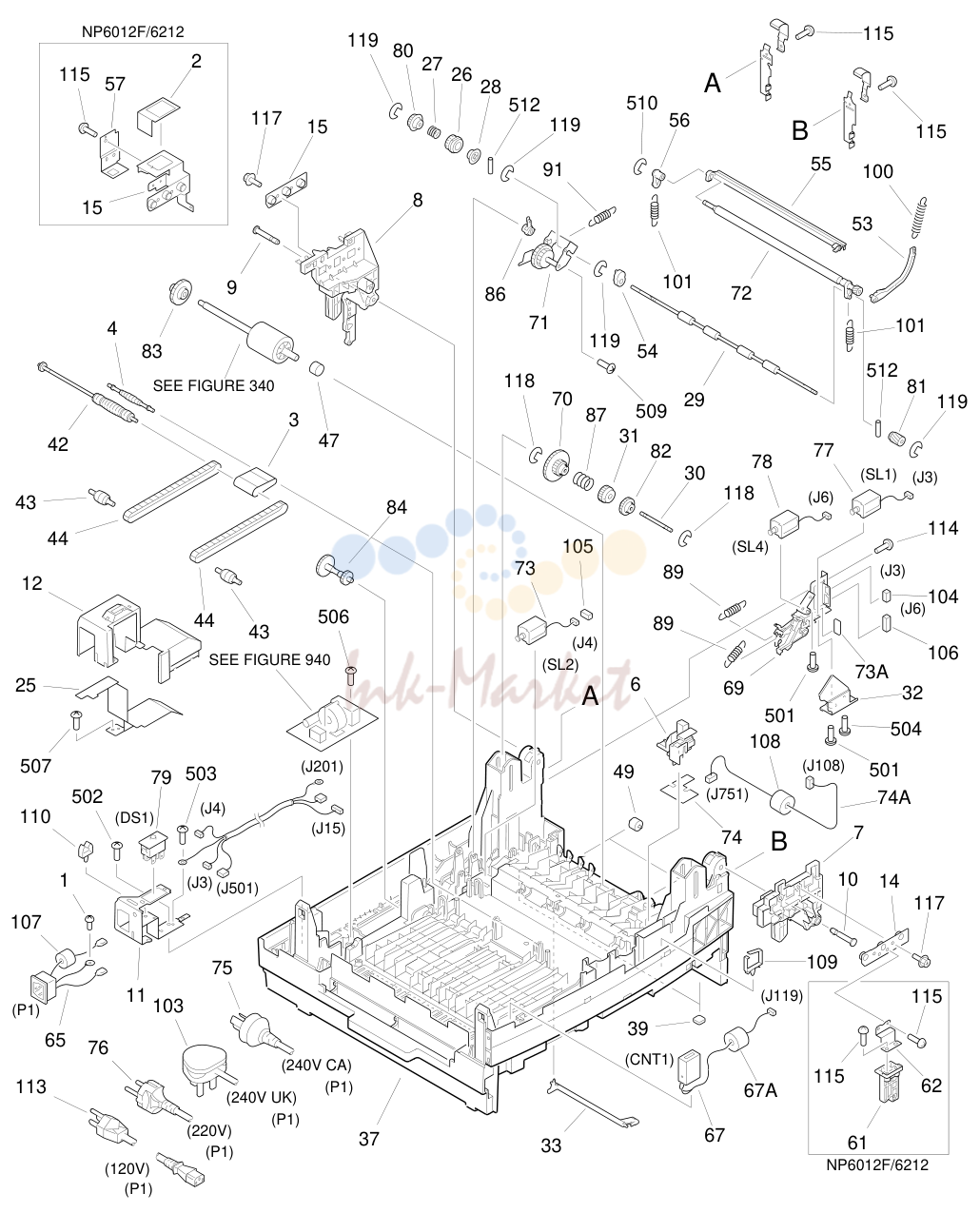 3. FIGURE 102 LOWER MAIN BODY(1/2)
