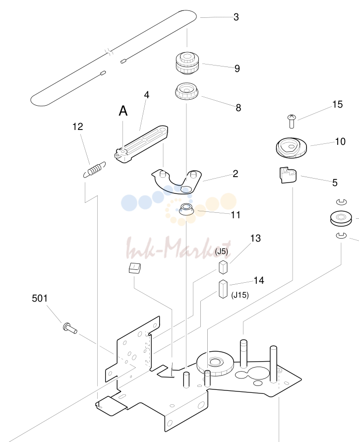 5. FIGURE 220 SCANNER DRIVE ASSEMBLY