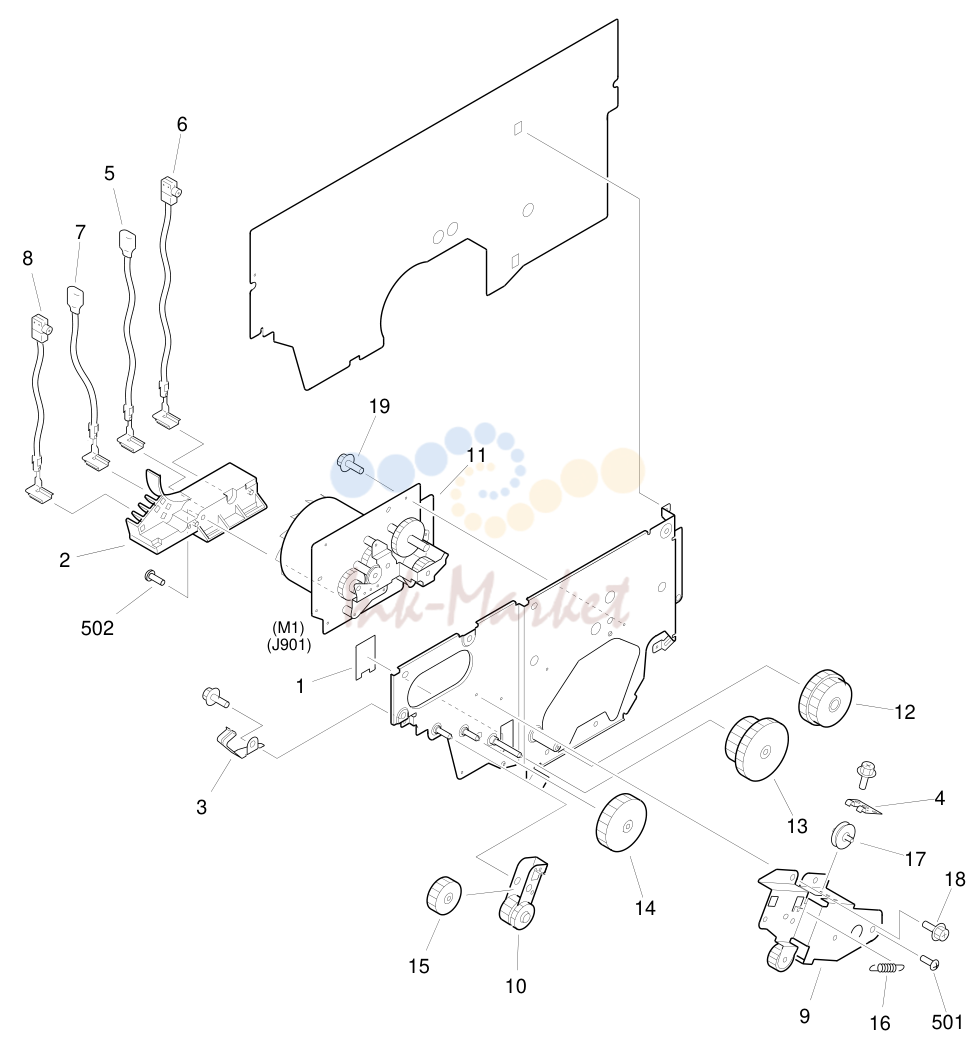 6. FIGURE 230 MAIN DRIVE ASSEMBLY