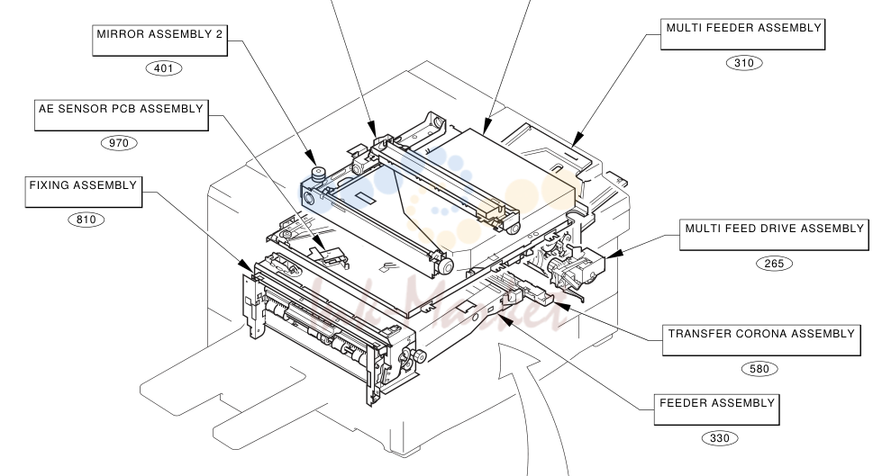 1. ASSEMBLY LOCATION DIAGRAM (1/2)