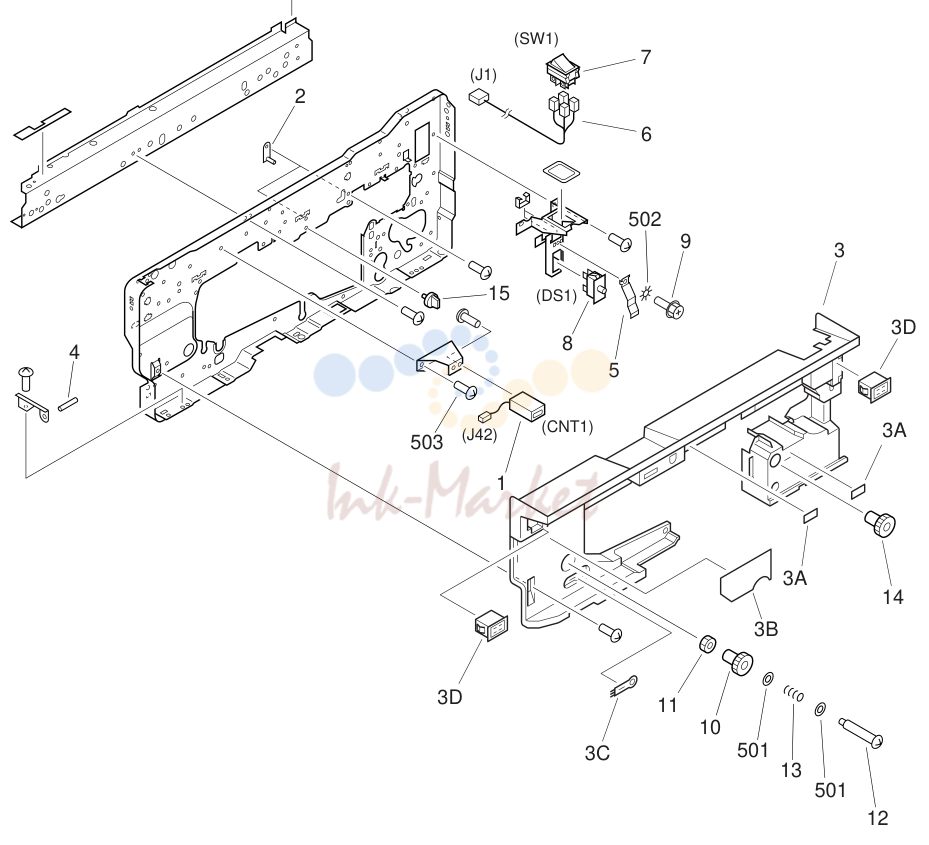 3. MACHINE FRONT PLATE
