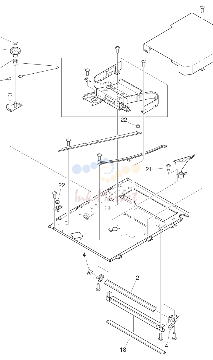 9. LENS MOUNT ASSEMBLY (1/2)