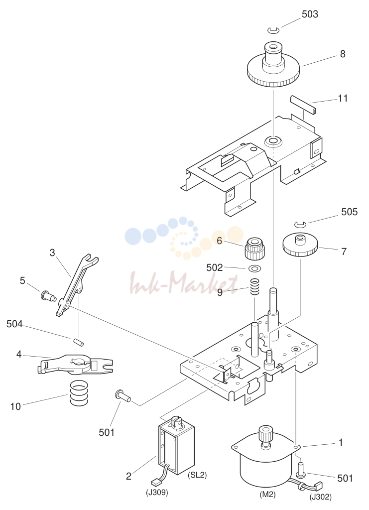 10. SCANNER DRIVE ASSEMBLY