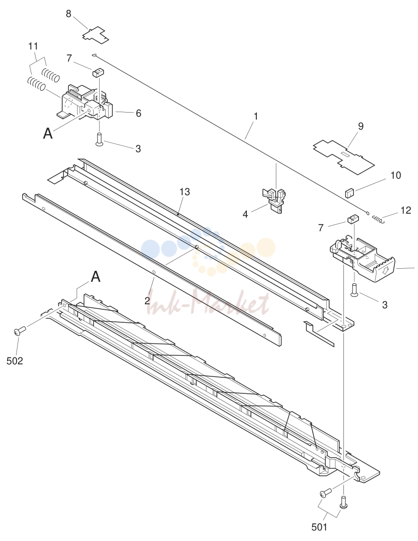 17. TRANSFER CORONA ASSEMBLY