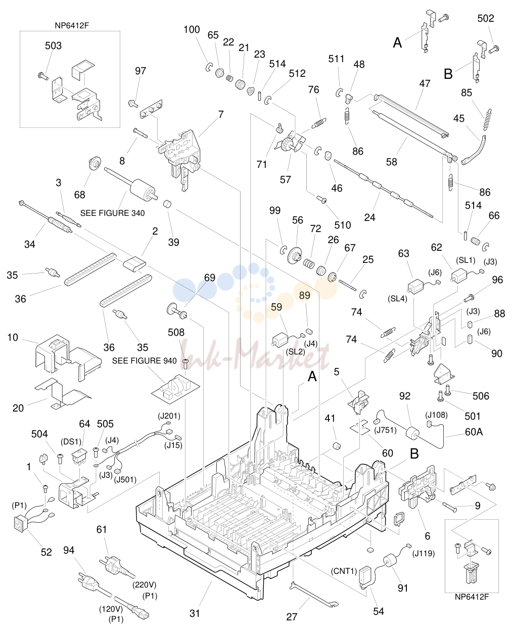3. FIGURE 102 LOWER MAIN BODY(1/2)