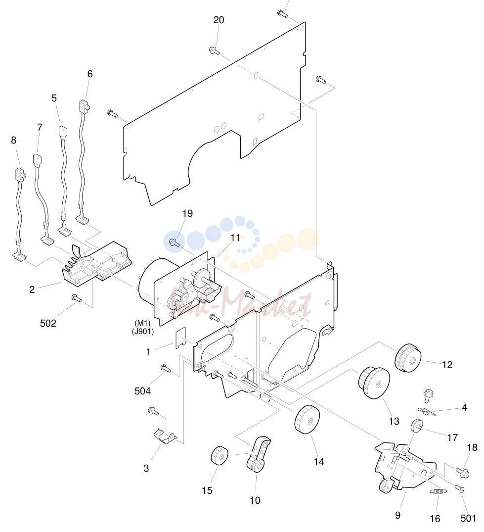 6. FIGURE 230 MAIN DRIVE ASSEMBLY