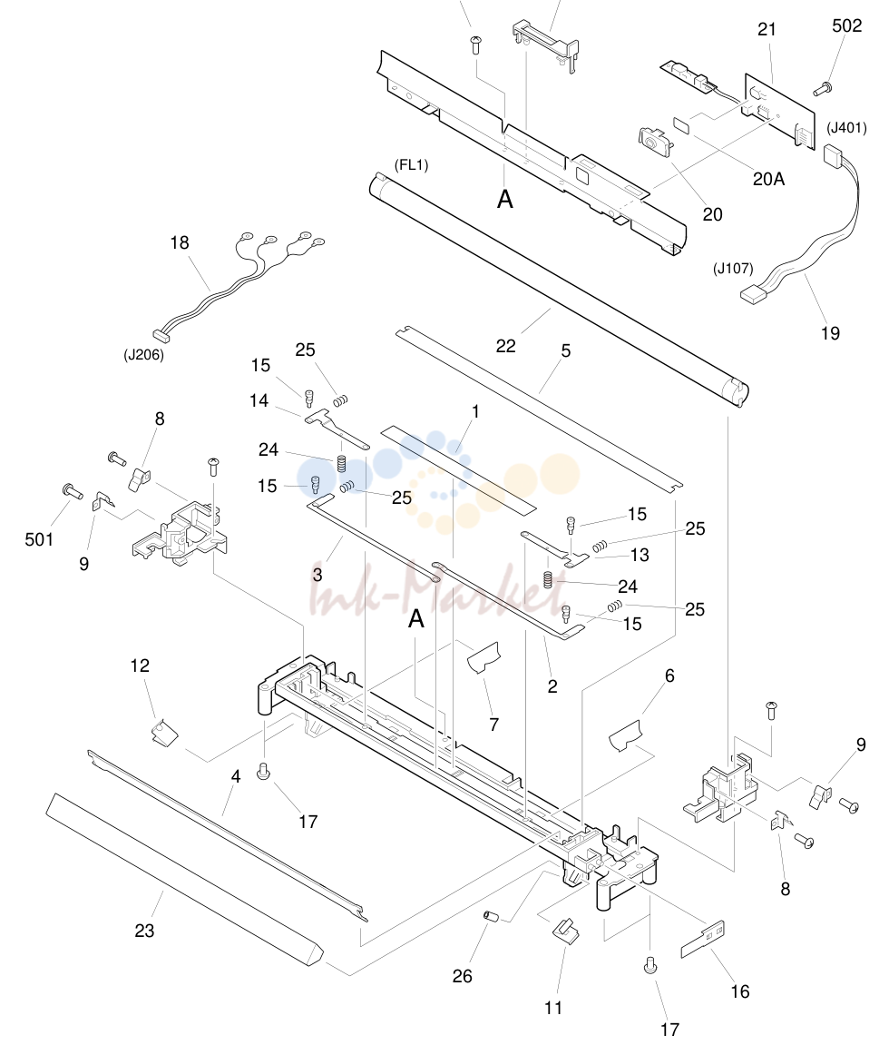 10. FIGURE 400 MIRROR ASSEMBLY 1
