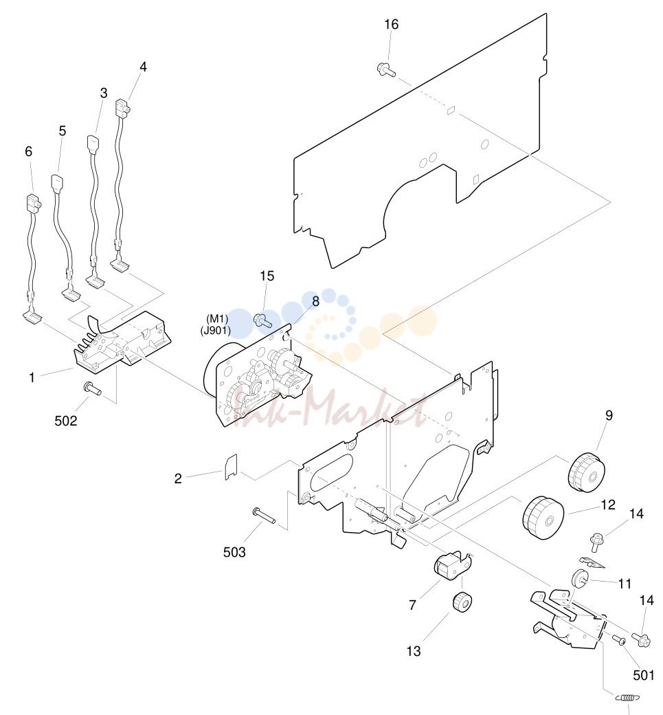 7. FIGURE 230 MAIN DRIVE ASSEMBLY