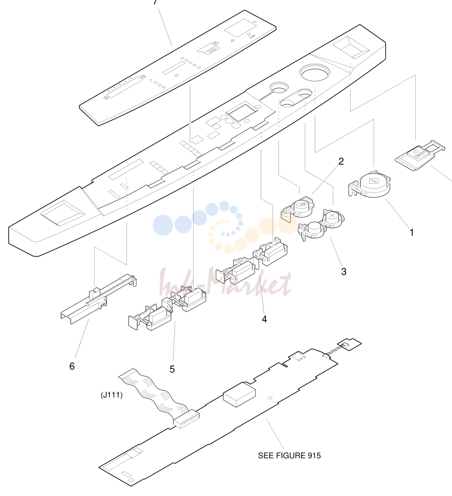 4. FIGURE 130 CONTROL PANEL ASSEMBLY