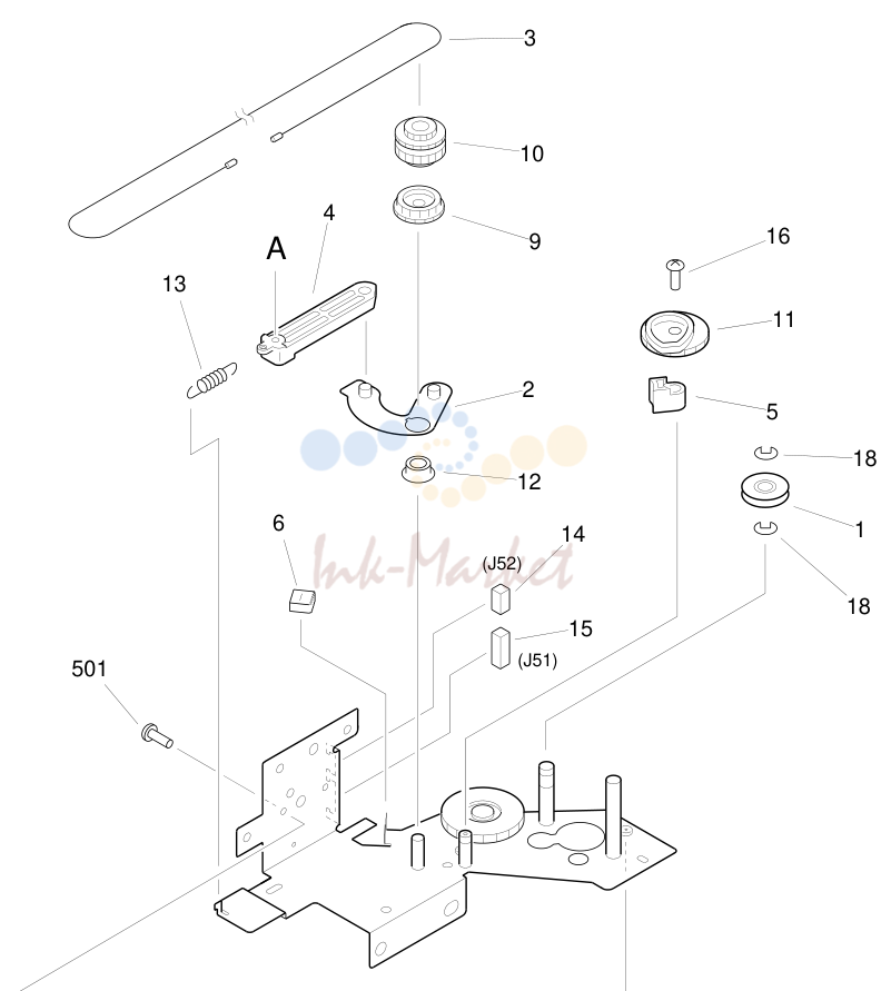 6. FIGURE 220 SCANNER DRIVE ASSEMBLY