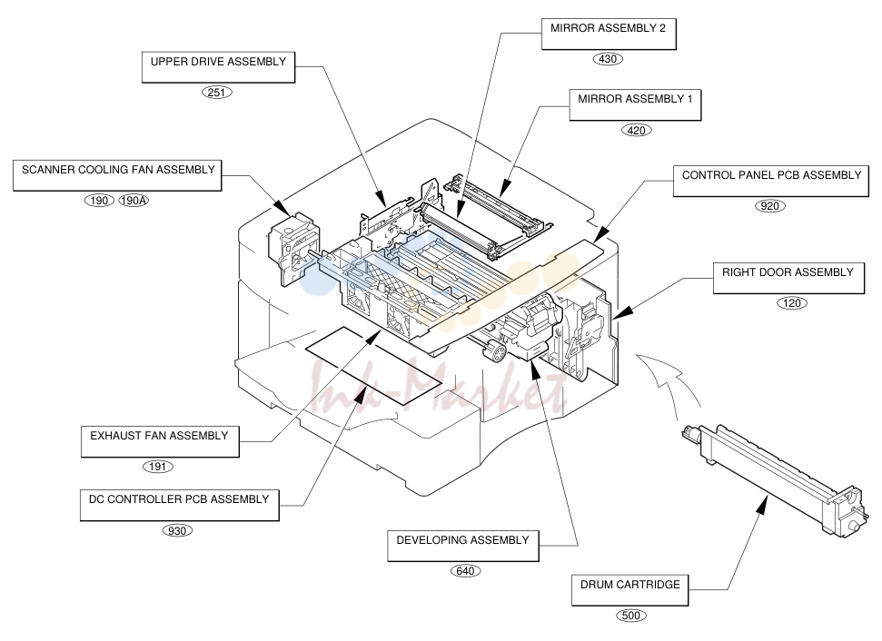 1. ASSEMBLY LOCATION DIAGRAM (1/2)