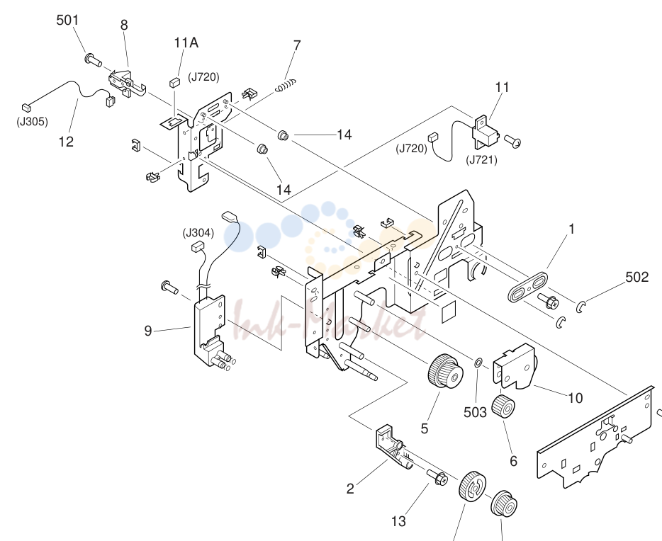 9. UPPER DRIVE ASSEMBLY