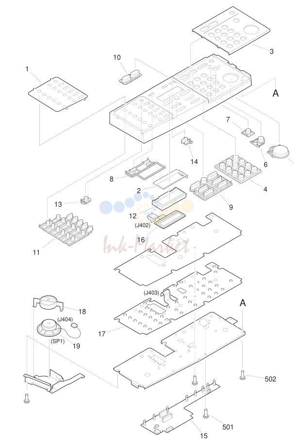 6. FG6-7938-000 1 CONTROL PANEL ASSEMBLY LUK,LUL