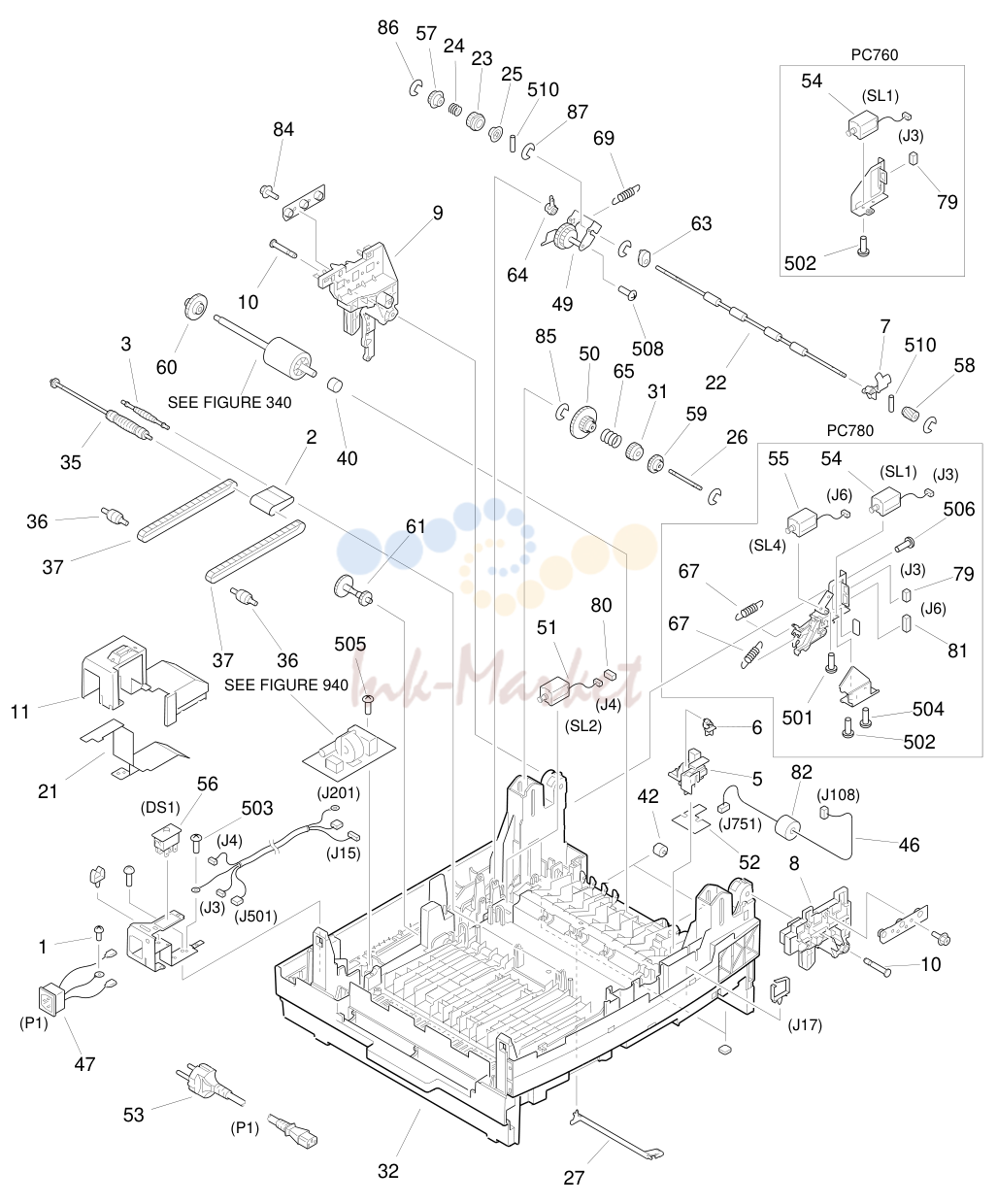 3. FIGURE 102 LOWER MAIN BODY(1/2)