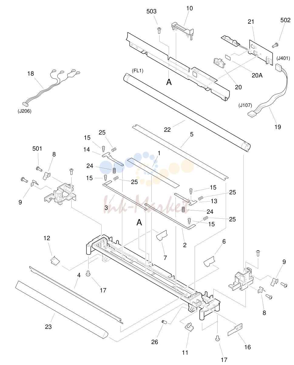 7. FIGURE 400 MIRROR ASSEMBLY 1