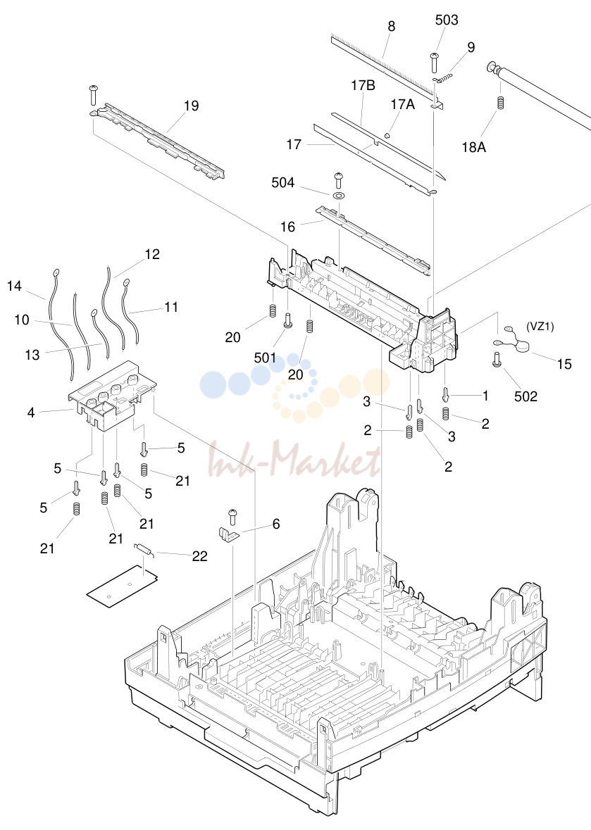 8. FIGURE 530 TRANSFER ASSEMBLY