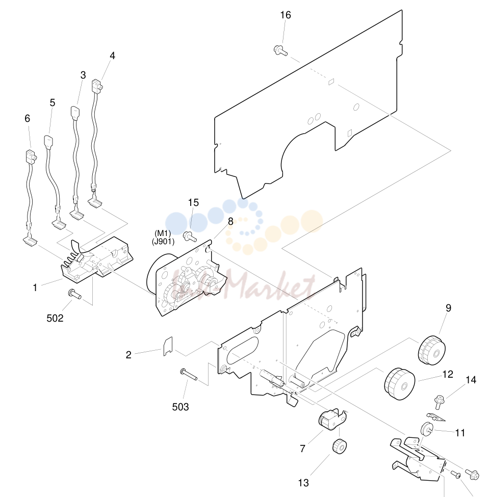 6. FIGURE 230 MAIN DRIVE ASSEMBLY