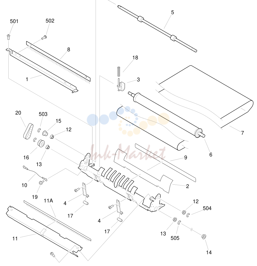 10. FIGURE 355 ADF DELIVERY ASSEMBLY (ADF TYPE)
