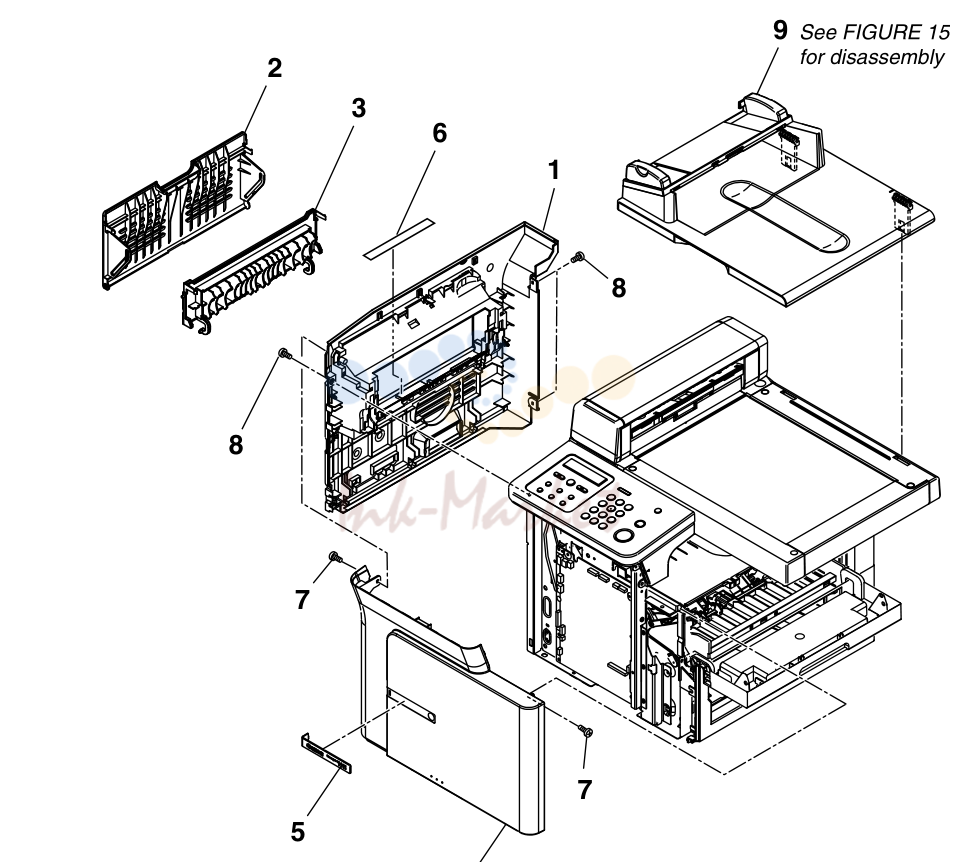 4. PC-D320/PC-D340/FAX-L400 2.PARTS LAYOUT & PARTS LIST