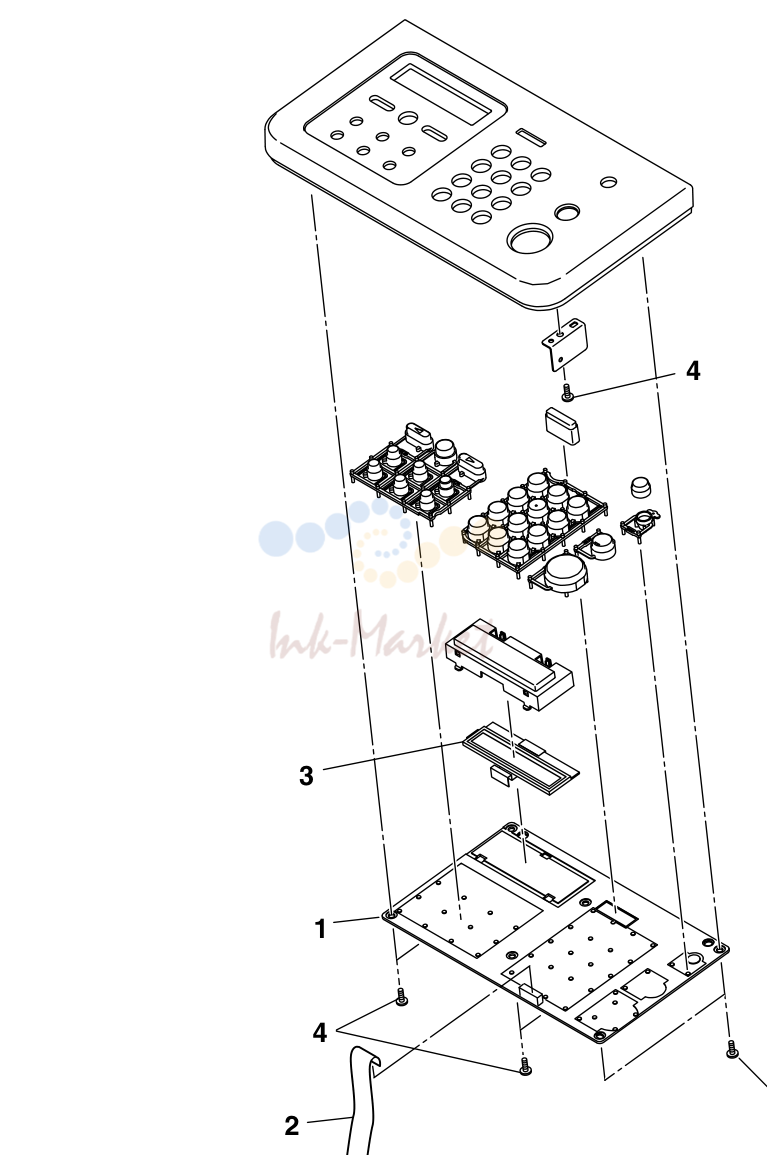 15. PC-D320/PC-D340/FAX-L400 2.PARTS LAYOUT & PARTS LIST