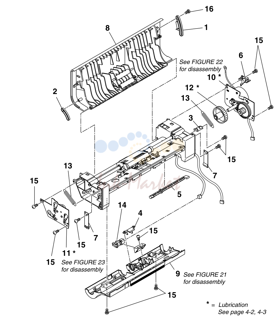 17. PC-D320/PC-D340/FAX-L400 2.PARTS LAYOUT & PARTS LIST
